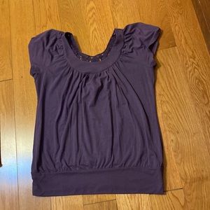 🌼🌿 Gently worn Maurices size 1 purple shirt 🌼🌿